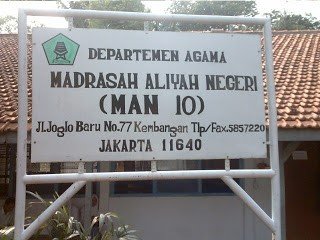 Sejarah MAN 10 Jakarta Barat